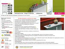 Tablet Screenshot of mein-heizkoerper.com